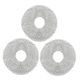 3 Pieces Mop Ecovacs Deebot T50 Pro T50 Pro Omni T50 Max Pro Omni T50 Omni Replacement Parts Grey