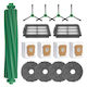 Junsunmay 15 Pieces Replacement Parts Set for Irobot Roomba Plus 405 505 Combo