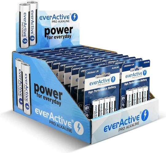 everActive Baterii Alcaline AAA 1.5V 96buc