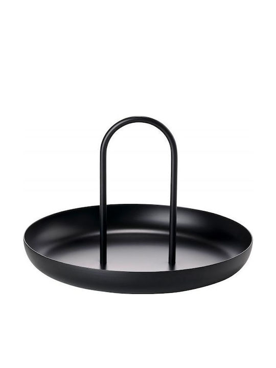 Zone Denmark Metallic Round Decorative Tray 20x20x13cm