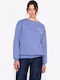 Sweatshirt Γυναικείο Φούτερ Blue