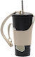 Adjustable Portable Coffee Cup Cover 300 500 750ml Beige