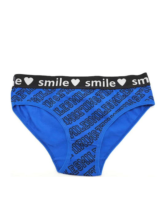 Power Flower Βαμβακερό Γυναικείο Slip Μπλε