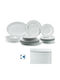 Galifas White Porcelain Dinnerware Set 20pcs
