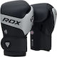 RDX Boxing Gloves made of Synthetic Leather for Match Silver