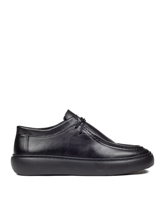 Men's Leather Casual Shoes Black