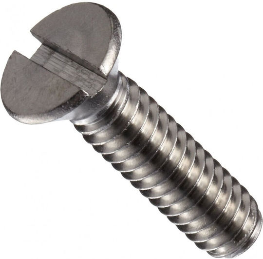 Maschinenschraube Isia Inox DIN 963 mit Durchmesser M3 und Länge 25mm 100Stück Senkkopfschrauben