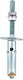Friulsider Metallic Screw Anchor Tam Bag Hook 9x40 M5