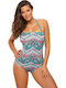 Sansza M-655 One Piece Swimsuit Green