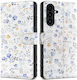 Tech-protect Wallet Galaxy A26 5G A17 4G 5G Spring Flowers Mobile Phone Case