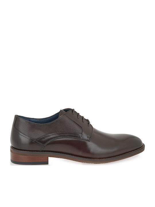 Renato Garini Men's Leather Dress Shoes Brown