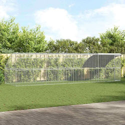 vidaXL 336832 Cage for Birds Made of Galvanized Steel 200x198.5cm
