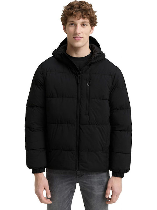 Tom Tailor Geacă Puffer De Iarnă Neagră