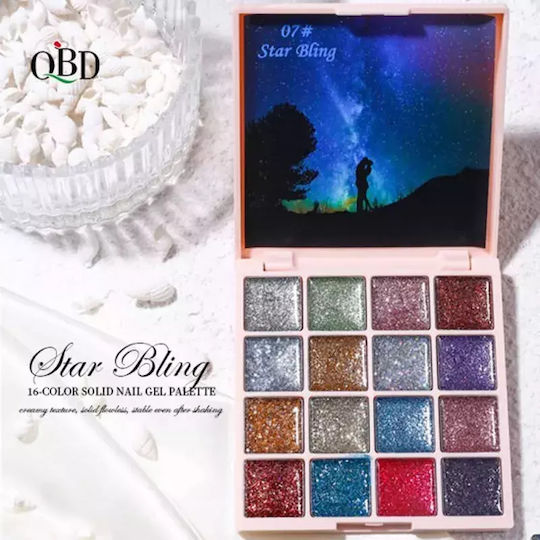 QBD 16 Colors Nail Gel