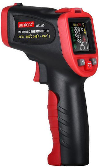 Wintact WT323D Infrarot- und Laserthermometer für Temperaturen von -50°C bis 850°C mit Entfernungsverhältnis 12:1