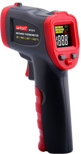 Wintact WT327C Infrarot- und Laserthermometer für Temperaturen von 0°C bis 800°C mit Entfernungsverhältnis 12:1