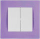 Mutlusan Rita Wall Switch Two-Way with Frame Pu...