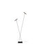 Lucide Lightning Duarte Stehleuchte mit Fassung für Lampe G9 Braun