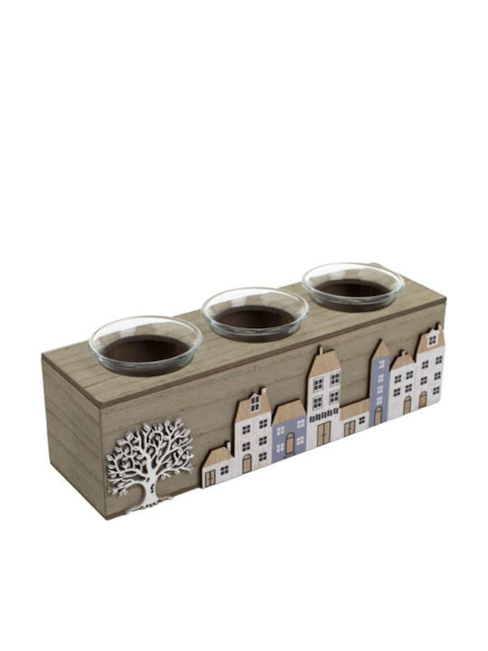 Wooden Candle Holder