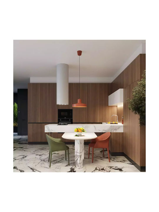 Sollux Pendant Light Red with Socket E27