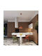 Sollux Pendant Light Red with Socket E27