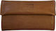 Panora Leather Tobacco Pouch With Magnetic Clasp Brown