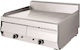North North Chrome Plate Flat Top Griddle 77x70x30cm 22kW with Flat Grill Plate