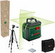 Bosch AdvancedLevel 360 Rotativ Nivelă Laser Fascicul Verde cu Domeniu de Lucru 40m