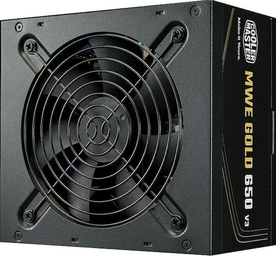 CoolerMaster MWE Gold rev. 3.0 650W Negru Sursă de Alimentare Calculator Complet modular