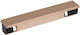 Lucide Premium Linear Straight Connector 1-Circuit Track Lighting System Champagne 55900 08 05