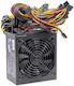 Qoltec 1650W Black Computer Power Supply Full Wired 80 Plus Platinum