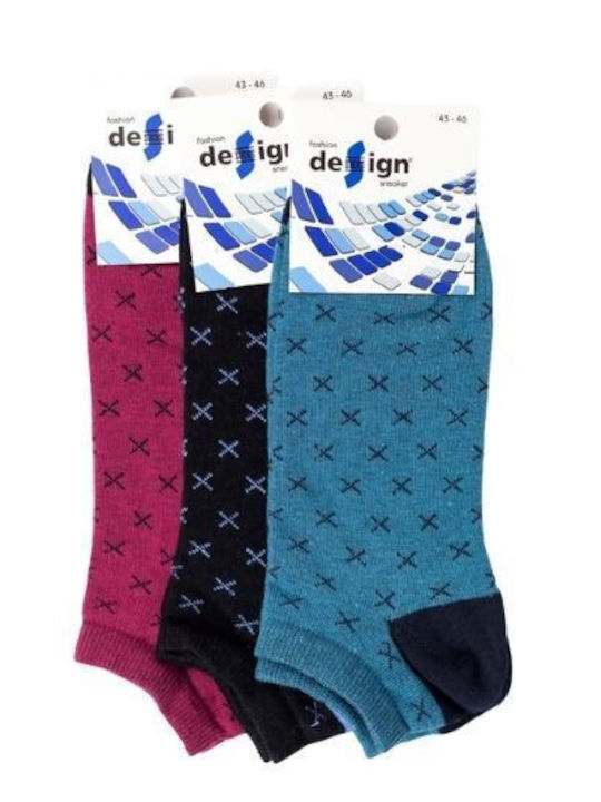 Design Bărbați Șosete Multicolour 3Pachet