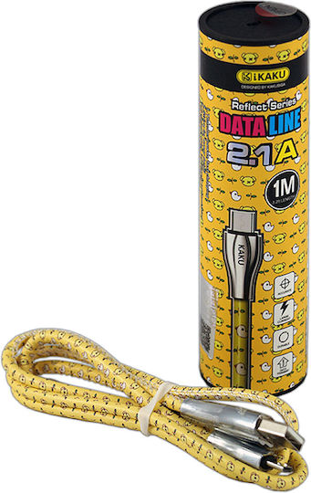 USB-A zu Lightning Kabel Gelb 1m (C016)