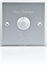 Flush-Mounted Exit Button Square Aluminum No NC COM YPW5DK Yotogi