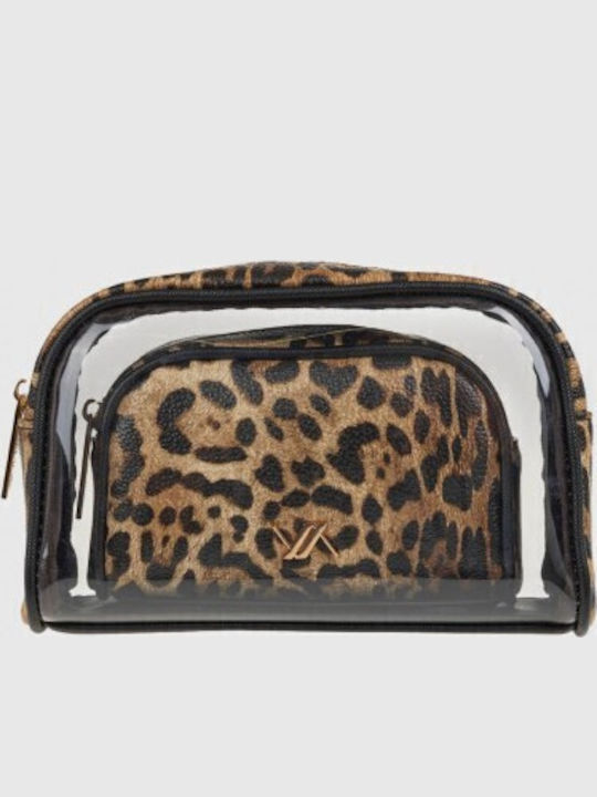 Verde Women's Toiletry Bag 07-0000384 Animal Print