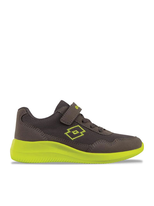 Kids Sports Shoes Running with Laces Gray