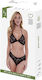 Baci Lingerie Секси Комплект Бельо Черен U05717