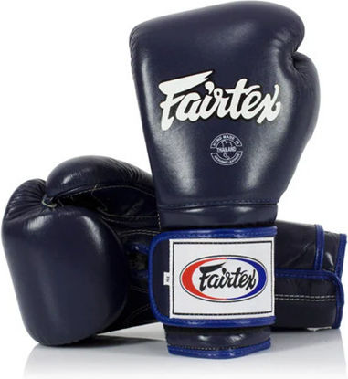 Fairtex Γάντια Πυγμαχίας Δερμάτινα για Αγώνα Μπλε