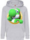 Hanorac Bluze și Hanorace Pentru Copii Super Mario Tralala Yoshi 13 Gri