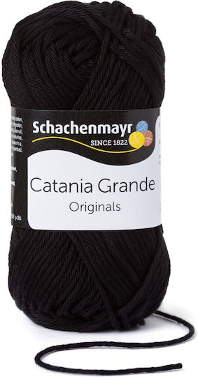 Schachenmayr Catania Grande Βαμβακερό Μαύρο 63m 50gr