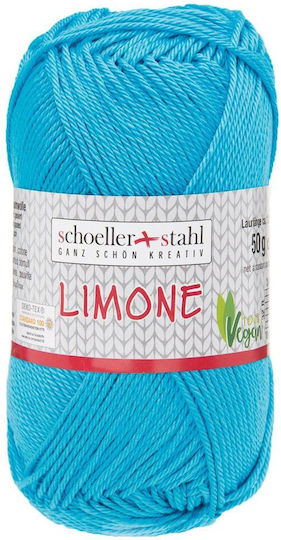 100% Baumwollgarn Limone Stricken Häkeln 125 M 131 Türkis Scholler