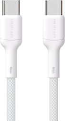 Dudao USB 2.0 USB-C male - USB-C 65W 1m