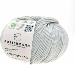 Austermann Merino Din Lână Gri Deschis 160m