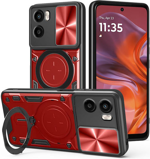 Techsuit Camguard Pro Back Cover Σιλικόνης Κόκκινο (Moto G05 / E15)