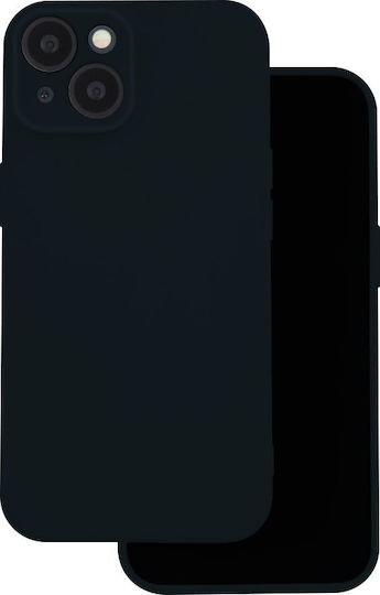 TelForceOne Silicon Umschlag Rückseite Silikon Schwarz (Realme 14)