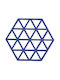 Zone Denmark Tischsets Silikon Blau 16x14cm