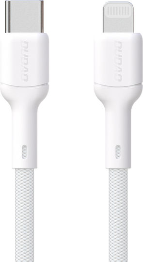 Dudao USB-C to Lightning Cable 30W Λευκό 2m