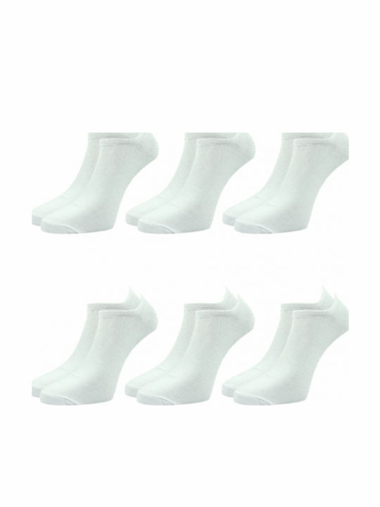 365 Charm Socks Ανδρικές Κάλτσες Λευκό 6Pack