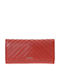 Large Leather Women's Wallet Classic with RFID Orange