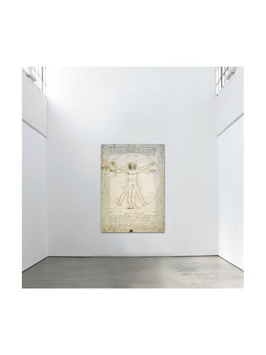 Canvas Leonardo Da Vinci The Vitruvian Man 96x135